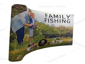 Curved Tension Fabric Display